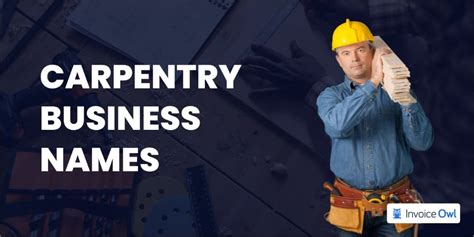 names for carpentry business